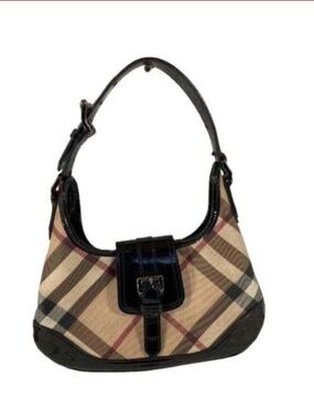 ⭐️ Authenticated Burberry Brooke Nova Check Hobo Bag
